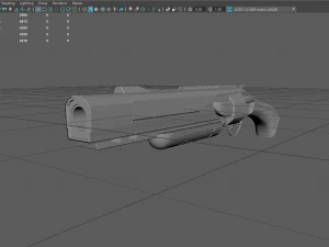 Strzelba rewolwerowa Model 3D
