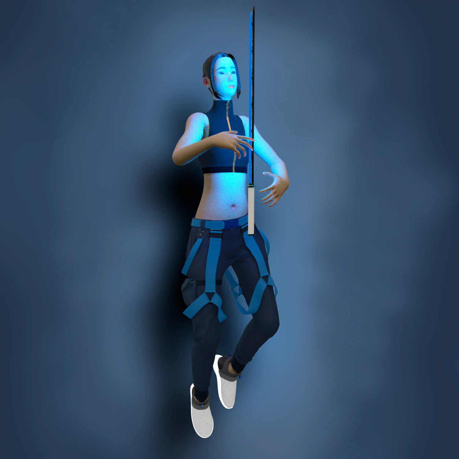 NeoSamuraiRigg 3D Model .c4d .max .obj .3ds .fbx .stl .blend 