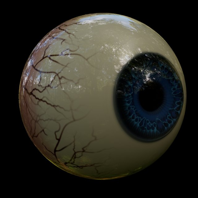 EyeModel Model 3D .c4d .max .obj .3ds .fbx .stl .blend