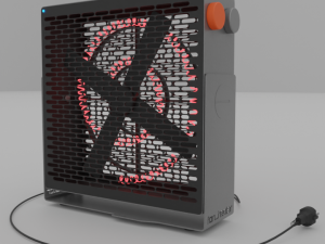 Fan heater Modèle 3D