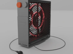 Fan heater 3D Model