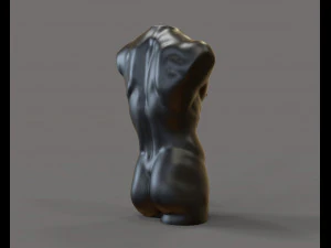 David torso for candle 3D Print Model