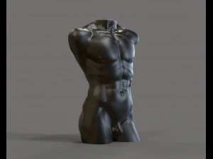 David torso for candle 3D Print Model