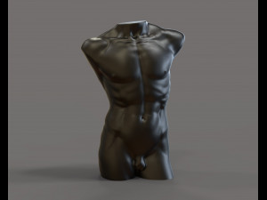 David torso for candle 3D Print Model