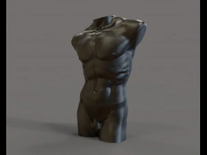 David torso for candle 3D Print Model