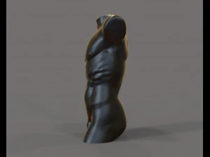 David torso for candle 3D Print Model