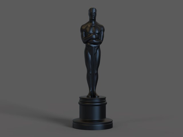 Oscar 3d print model 3Dプリントモデル .c4d .max .obj .3ds .fbx .stl .blend 