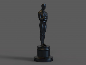 Oscar 3d print model 3Dプリントモデル