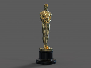 Oscar 3d print model 3Dプリントモデル