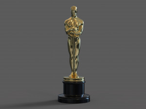 Oscar 3d print model 3Dプリントモデル