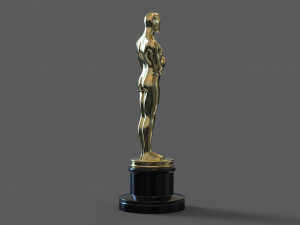 Oscar 3d print model 3Dプリントモデル