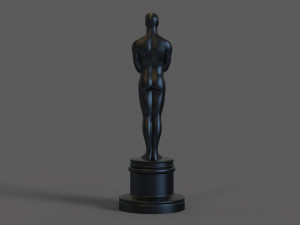 Oscar 3d print model 3Dプリントモデル
