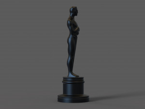 Oscar 3d print model 3Dプリントモデル