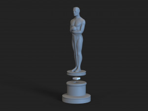 Oscar 3d print model 3Dプリントモデル