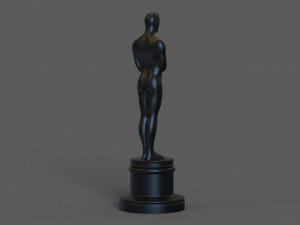 Oscar 3d print model 3Dプリントモデル