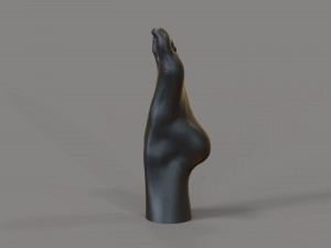 of a foot for a candle Modelo de Impressão 3D