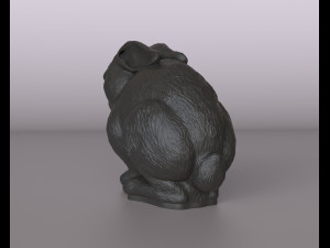 Rabbit for a candle Modelo 3D
