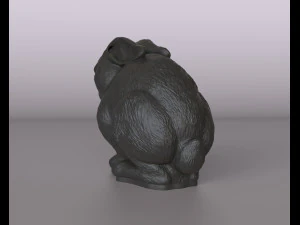 Rabbit for a candle 3D Model