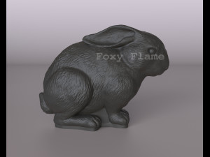 Rabbit for a candle Modelo 3D