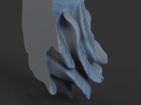 Skull with Roses model for 3d printing 3D Model