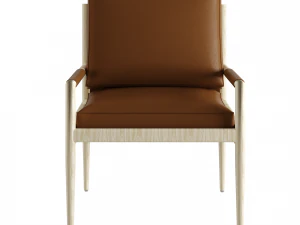 フランシス レザーチェア 3Dモデル