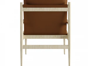 Fransic Leather Chair 3D Model