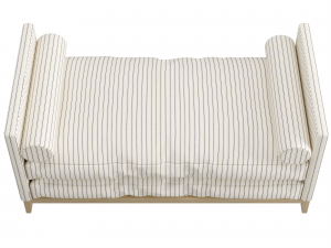 Hartwell Upholstered Bench 3D Model