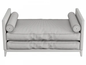 Hartwell Upholstered Bench 3D Model