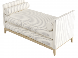 Hartwell Upholstered Bench 3D Model