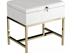 Lenox Storage Side Table 3D Model