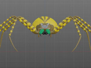 Total Spider 3D Model