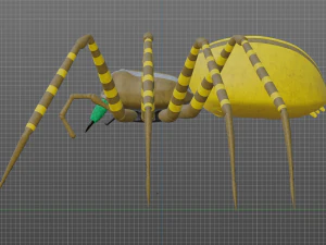 Total Spider 3D Model