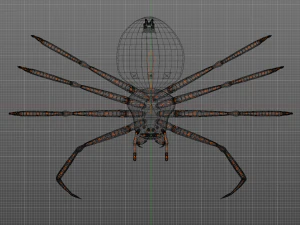 Total Spider 3D Model
