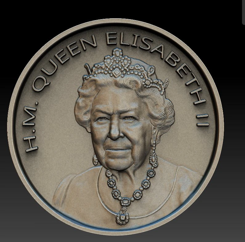 QUEEN ELISABETH 3D Print Model .c4d .max .obj .3ds .fbx .stl .blend 