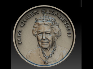 QUEEN ELISABETH 3D 打印模型