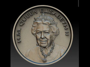 КОРОЛЕВА ЕЛИЗАВЕТА 3D Принт Модель