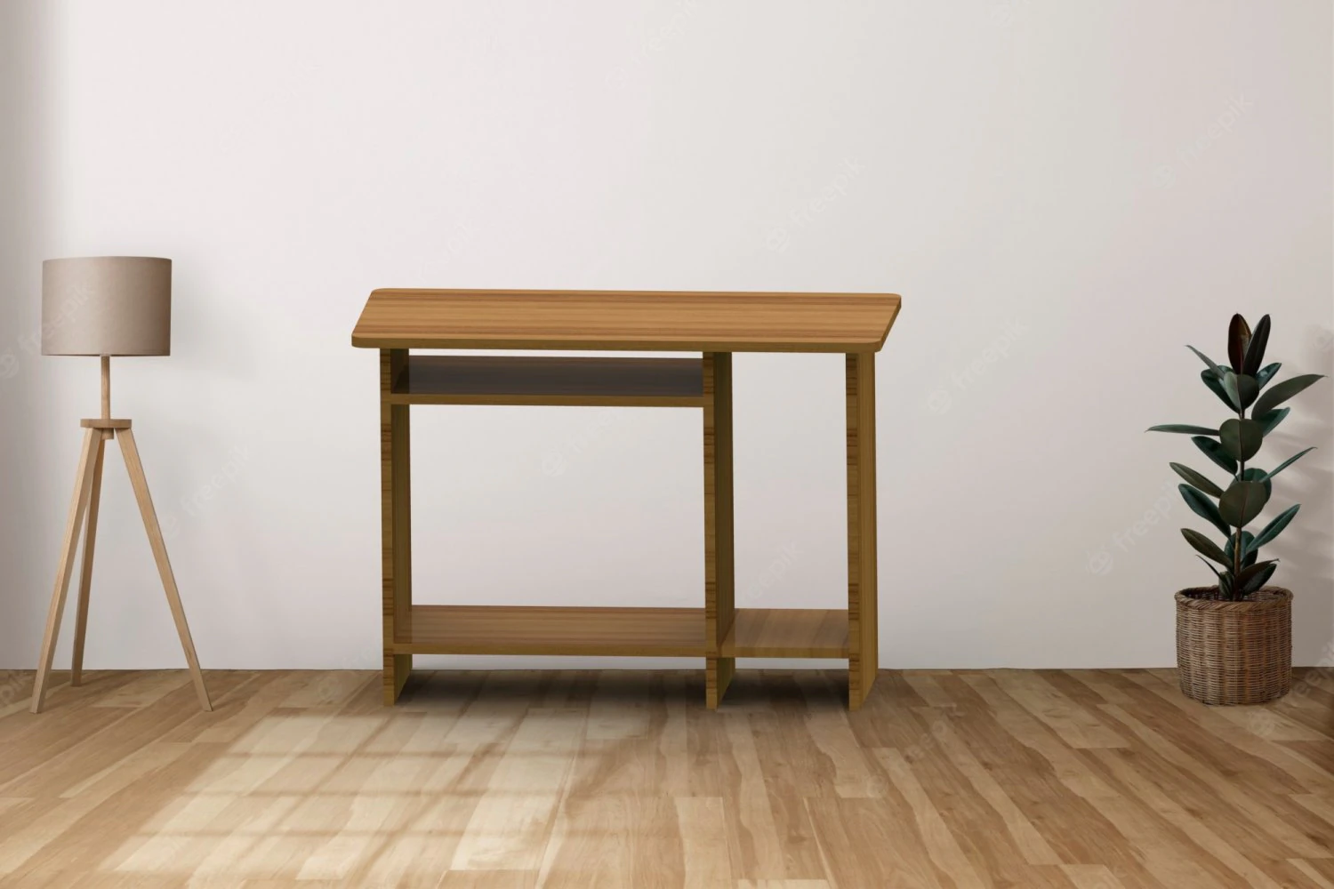 Computer Desk 3D Model .c4d .max .obj .3ds .fbx .stl .blend 