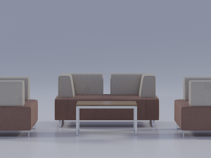 Sofa with coffee table Modelo 3D