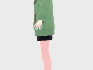 Anime girl Modèle 3D
