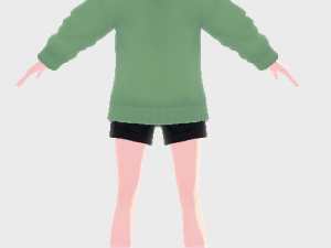 Anime girl Modèle 3D