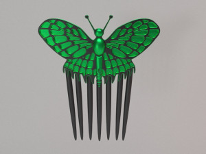 HAIRCLIP BUTTERFLY 3D प्रिंट मॉडल