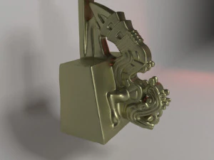 XIUHCOATL SERPENT OF FIRE 3D Print Model