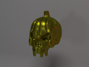 SKULL PUMPKIN Modelo de impresión 3D