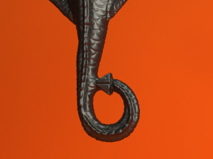 HAIR CLIP DRAGON 3D-printmodel