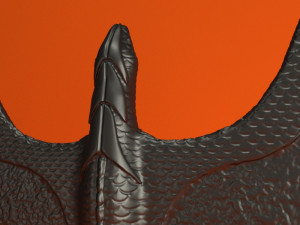HAIR CLIP DRAGON 3D-printmodel