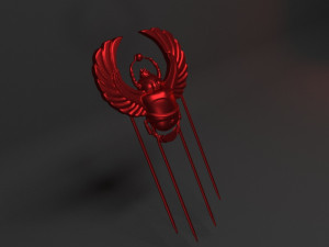 HairClip Beetle Modello di stampa 3D