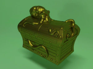 COFRE - POLVO DE PEITO Modelo de Impressão 3D