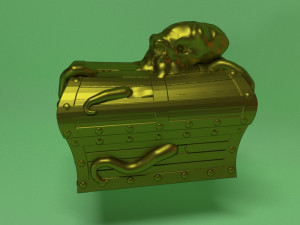 COFRE - CHEST OCTOPUS 3D Print Model
