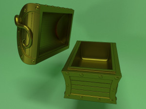 COFRE - CHEST OCTOPUS 3D Print Model