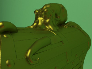 COFRE - CHEST OCTOPUS 3D Print Model